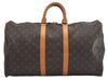 Authentic Louis Vuitton Monogram Keepall 50 Travel Boston Bag M41426 LV 8241I