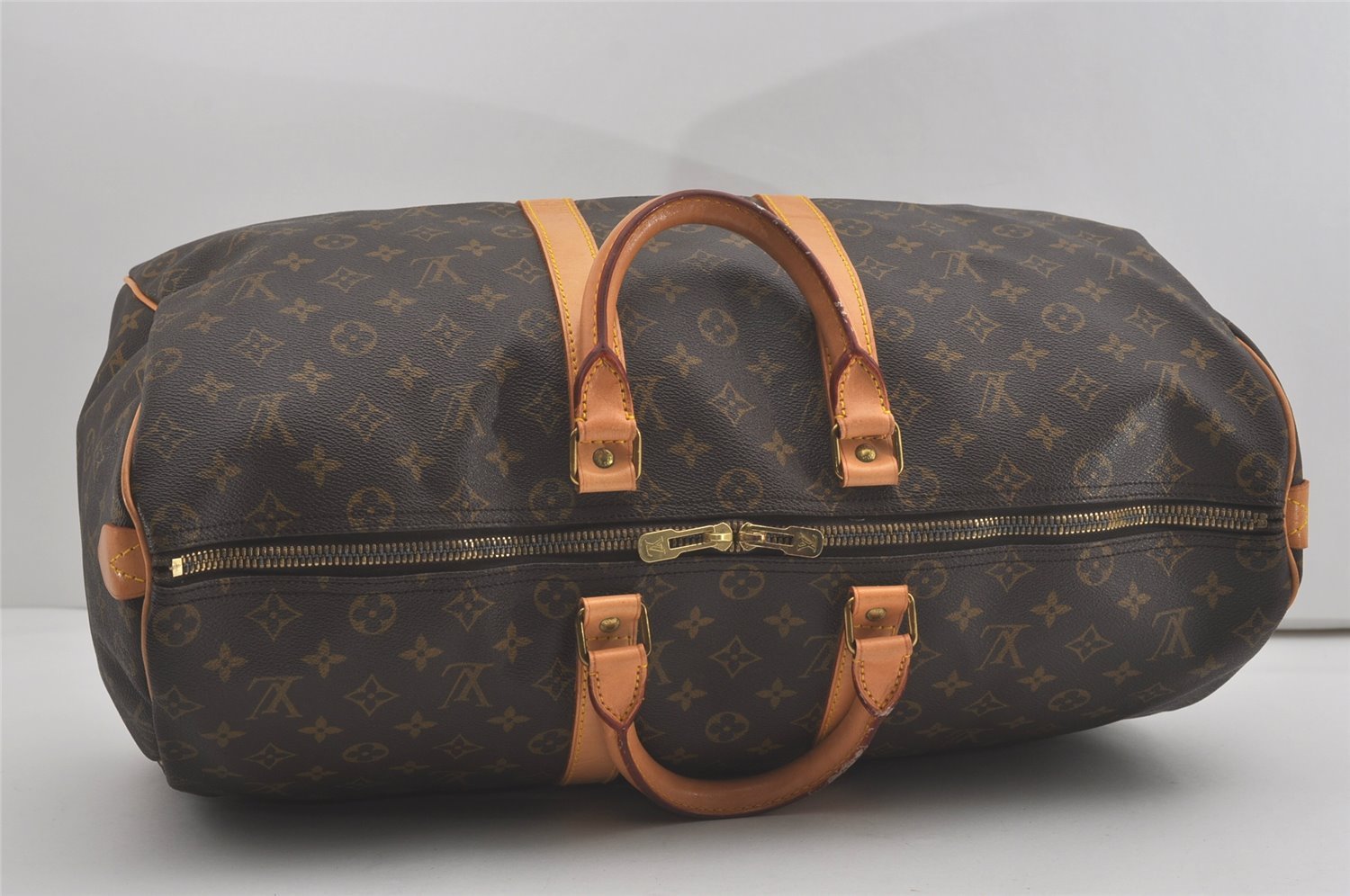 Authentic Louis Vuitton Monogram Keepall 50 Travel Boston Bag M41426 LV 8241I