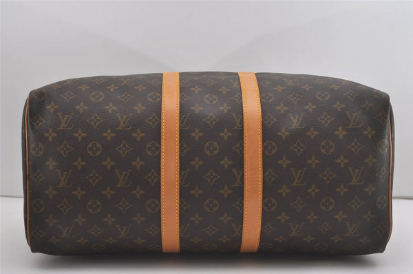 Authentic Louis Vuitton Monogram Keepall 50 Travel Boston Bag M41426 LV 8241I