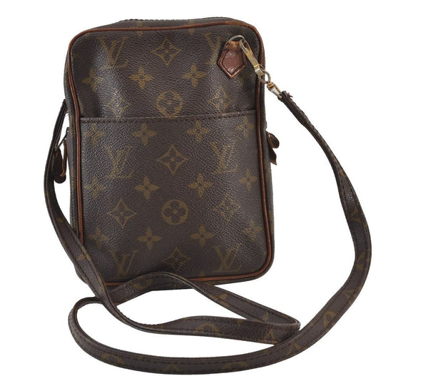 Authentic Louis Vuitton Monogram Danube Shoulder Cross Bag Old Model LV 8241J