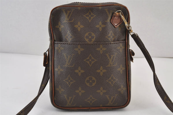 Authentic Louis Vuitton Monogram Danube Shoulder Cross Bag Old Model LV 8241J