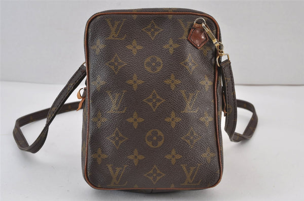 Authentic Louis Vuitton Monogram Danube Shoulder Cross Bag Old Model LV 8241J