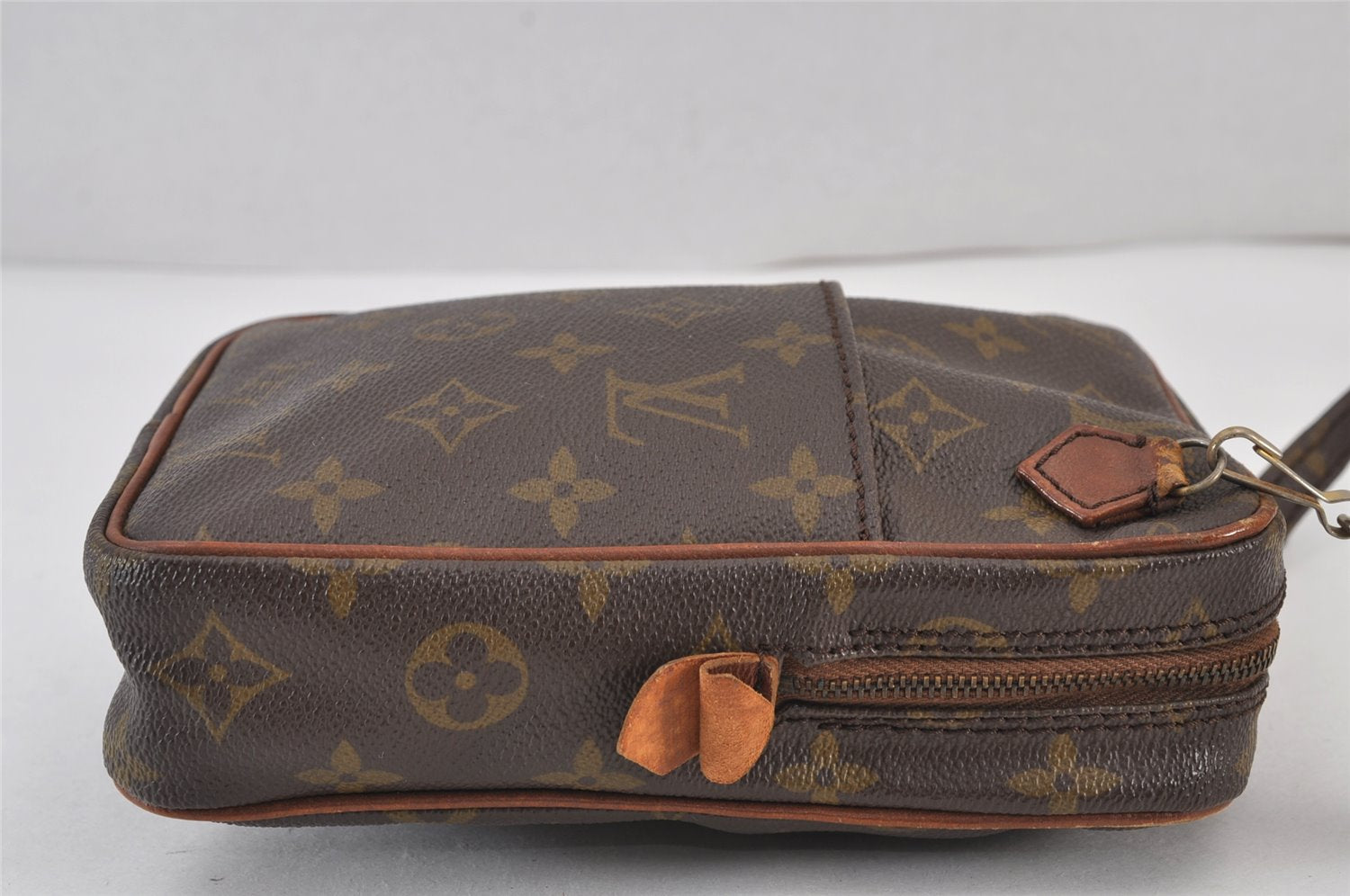 Authentic Louis Vuitton Monogram Danube Shoulder Cross Bag Old Model LV 8241J