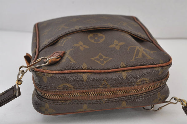 Authentic Louis Vuitton Monogram Danube Shoulder Cross Bag Old Model LV 8241J