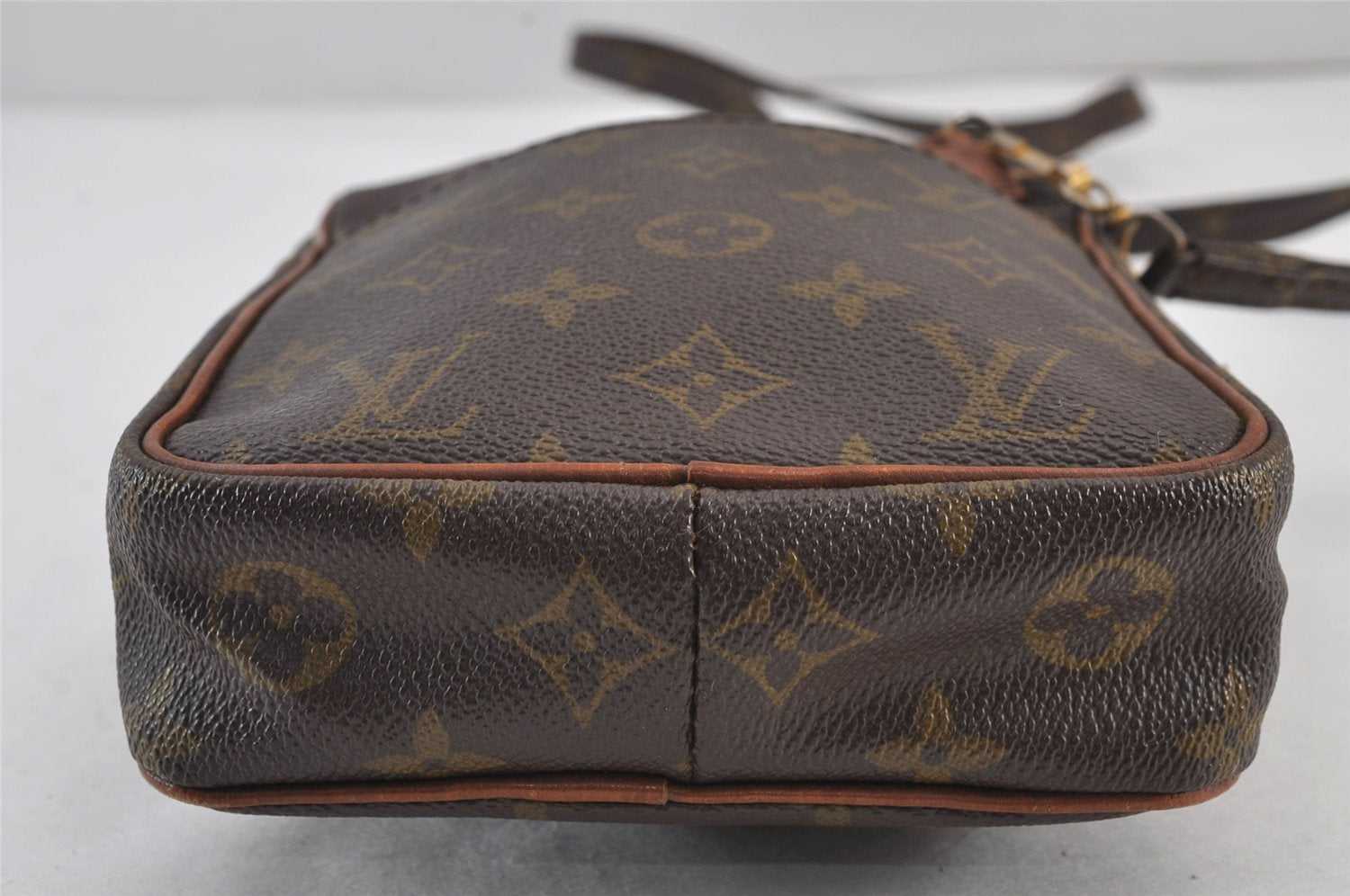 Authentic Louis Vuitton Monogram Danube Shoulder Cross Bag Old Model LV 8241J