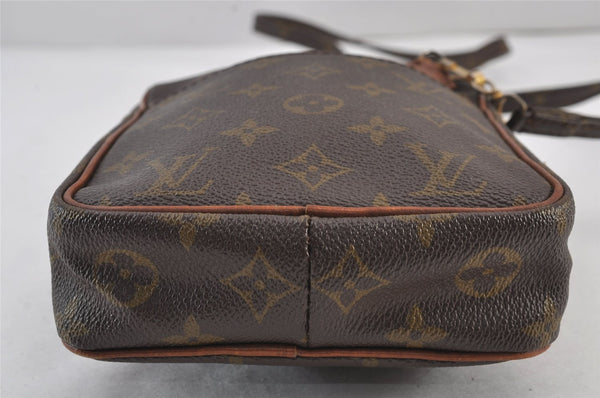 Authentic Louis Vuitton Monogram Danube Shoulder Cross Bag Old Model LV 8241J