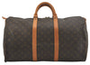 Authentic Louis Vuitton Monogram Keepall 50 Travel Boston Bag M41426 LV 8242I
