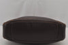 Authentic GUCCI Vintage Bamboo 2Way Shoulder Hand Bag Purse Leather Brown 8242J