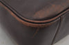 Authentic GUCCI Vintage Bamboo 2Way Shoulder Hand Bag Purse Leather Brown 8242J