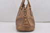 Authentic PRADA Vintage Leather 2Way Shoulder Tote Bag Brown 8244I