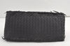 Authentic BOTTEGA VENETA Intrecciato Leather Shoulder Hand Bag Purse Black 8245J