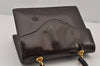 Authentic BOTTEGA VENETA Enamel 2Way Shoulder Hand Bag Purse Brown 8246J