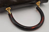 Authentic BOTTEGA VENETA Enamel 2Way Shoulder Hand Bag Purse Brown 8246J