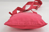 Authentic PRADA VELA Nylon Tessuto Leather Shoulder Cross Bag B7372 Pink 8247I