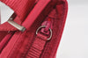 Authentic PRADA VELA Nylon Tessuto Leather Shoulder Cross Bag B7372 Pink 8247I