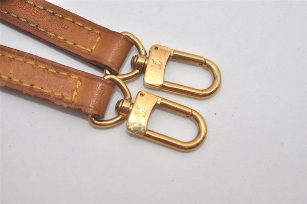 Authentic Louis Vuitton Leather Shoulder Strap Beige 46.9" LV 8248I