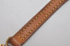 Authentic Louis Vuitton Leather Shoulder Strap Beige 46.9" LV 8248I