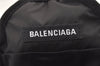 Authentic BALENCIAGA Oversized Mini Backpack Shoulder Bag 656328 Black 8248J