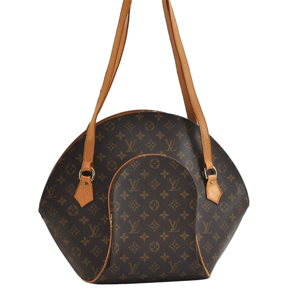 Authentic Louis Vuitton Monogram Ellipse Shopping Shoulder Bag M51128 LV 8250I