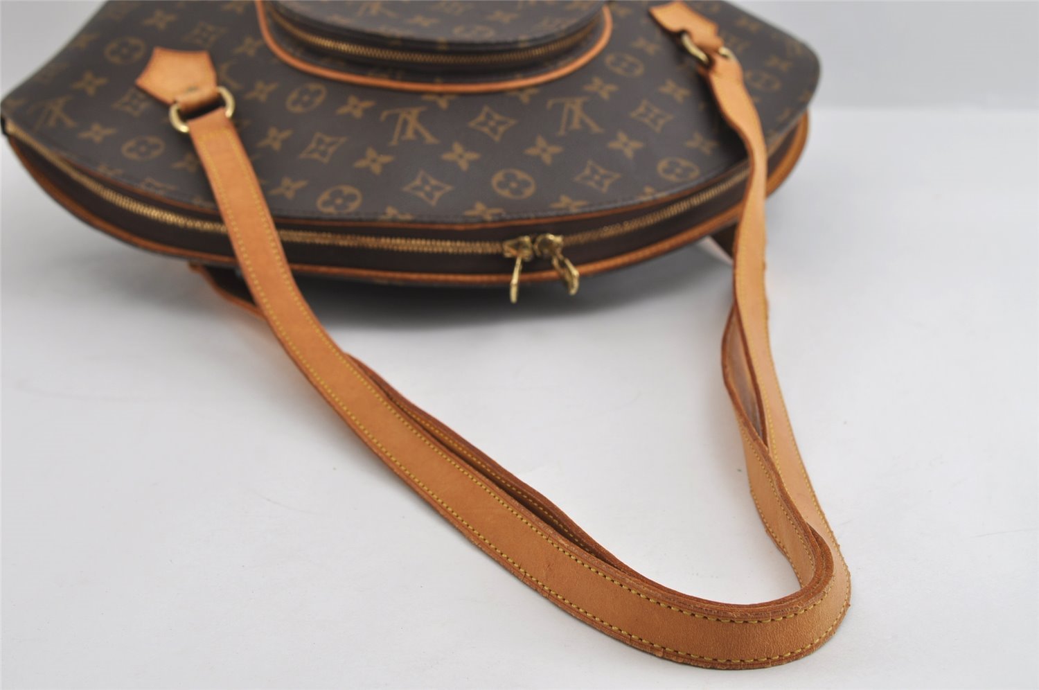 Authentic Louis Vuitton Monogram Ellipse Shopping Shoulder Bag M51128 LV 8250I