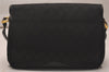 Authentic GUCCI Shoulder Cross Body Bag GG Canvas Leather Black Junk 8250J