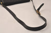 Authentic GUCCI Shoulder Cross Body Bag GG Canvas Leather Black Junk 8250J