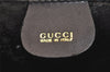 Authentic GUCCI Shoulder Cross Body Bag GG Canvas Leather Black Junk 8250J