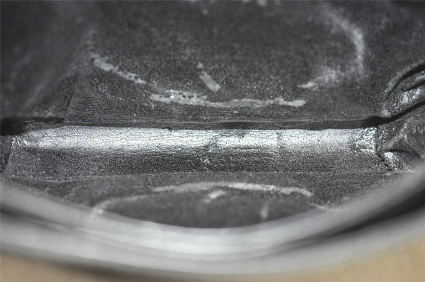 Authentic GUCCI Shoulder Cross Body Bag GG Canvas Leather Black Junk 8250J