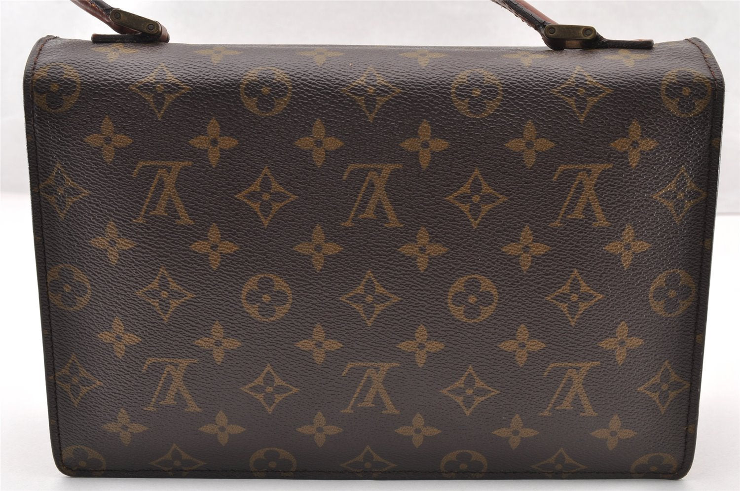 Authentic Louis Vuitton Monogram Concorde Hand Bag Purse M51190 LV 8251I