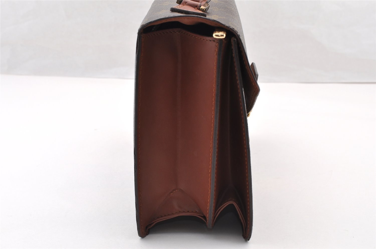 Authentic Louis Vuitton Monogram Concorde Hand Bag Purse M51190 LV 8251I