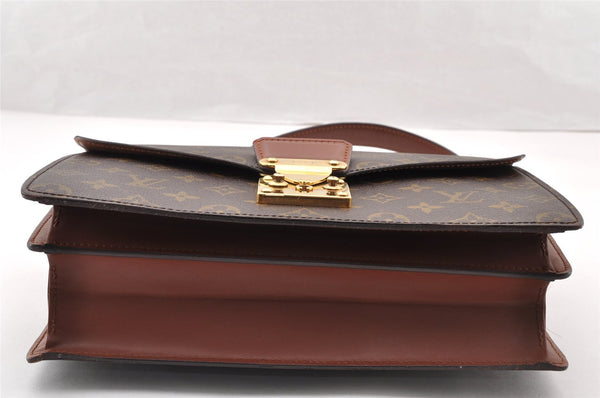 Authentic Louis Vuitton Monogram Concorde Hand Bag Purse M51190 LV 8251I