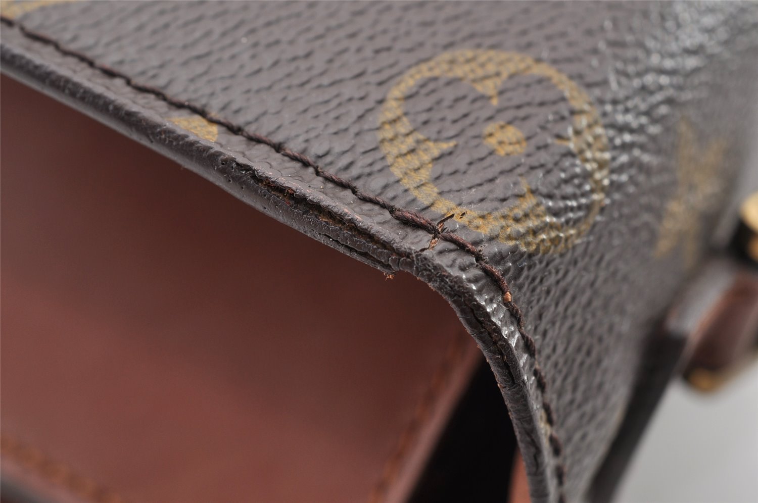 Authentic Louis Vuitton Monogram Concorde Hand Bag Purse M51190 LV 8251I