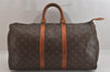 Authentic Louis Vuitton Monogram Keepall 45 Travel Boston Bag Old Model LV 8254M