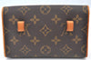 Auth Louis Vuitton Monogram Pochette Florentine Pouch Waist Bag M51855 LV 8255G