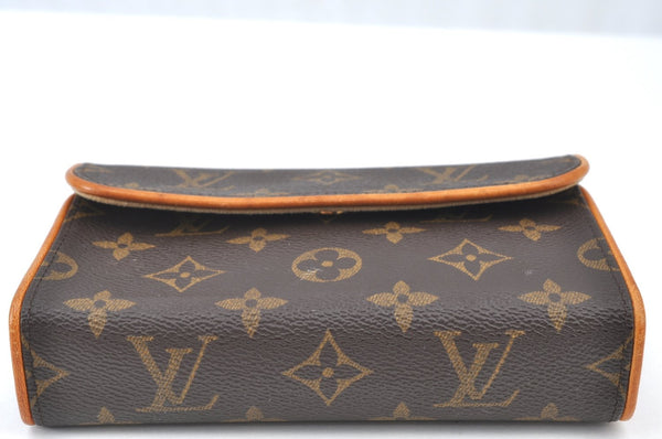 Auth Louis Vuitton Monogram Pochette Florentine Pouch Waist Bag M51855 LV 8255G