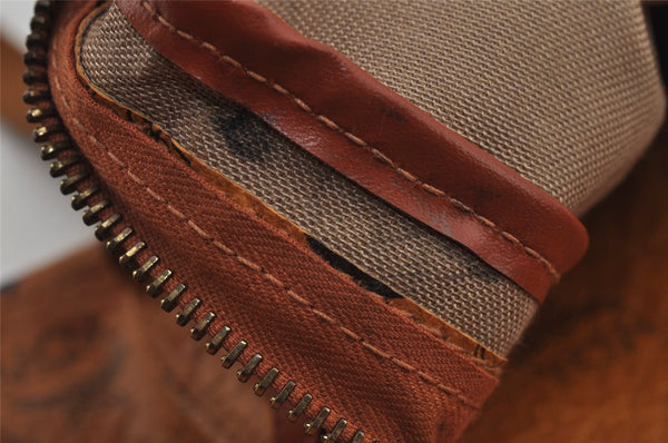 Authentic MCM Vintage Visetos Leather Backpack Brown 8255J