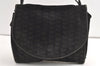 Authentic BOTTEGA VENETA Butterfly Suede Leather Shoulder Hand Bag Black 8256J