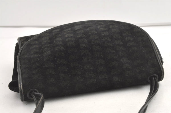 Authentic BOTTEGA VENETA Butterfly Suede Leather Shoulder Hand Bag Black 8256J