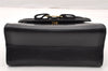 Authentic Salvatore Ferragamo Vara Leather 2Way Shoulder Hand Bag Black SF 8257I