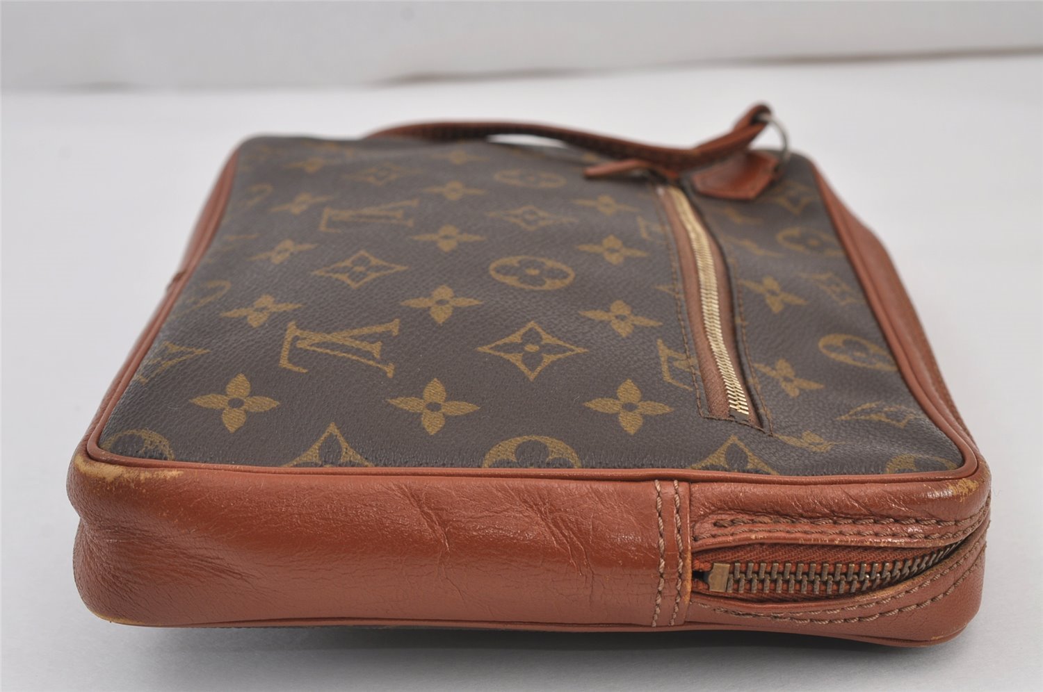 Authentic Louis Vuitton Monogram Pochette Sport Clutch Bag Old Model Junk 8257J