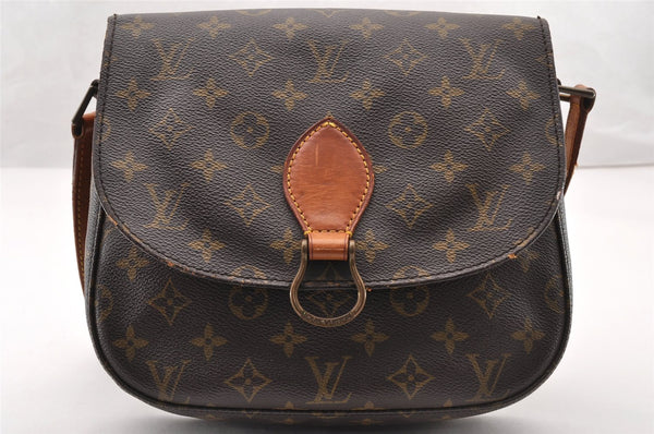 Authentic Louis Vuitton Monogram Saint Cloud GM M51242 Shoulder Cross Bag 8258I