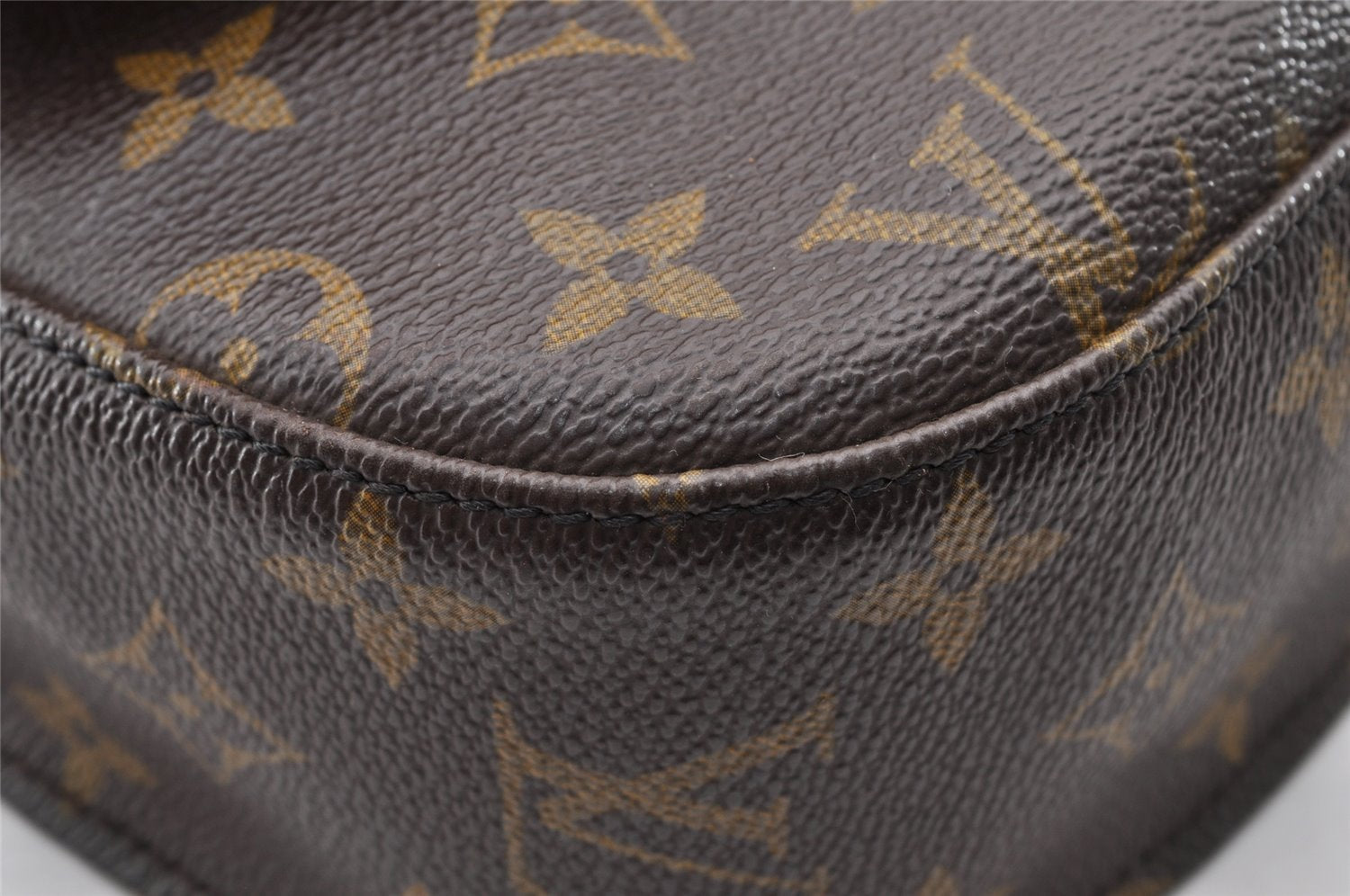 Authentic Louis Vuitton Monogram Saint Cloud GM M51242 Shoulder Cross Bag 8258I