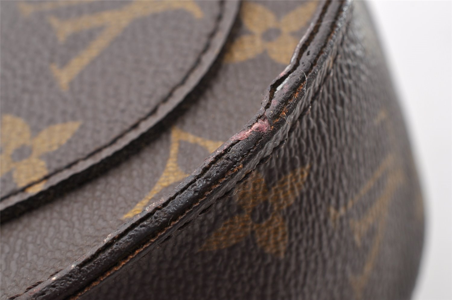 Authentic Louis Vuitton Monogram Saint Cloud GM M51242 Shoulder Cross Bag 8258I