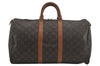 Authentic Louis Vuitton Monogram Keepall 45 Travel Boston Bag M41428 LV 8259I