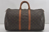 Authentic Louis Vuitton Monogram Keepall 45 Travel Boston Bag M41428 LV 8259I