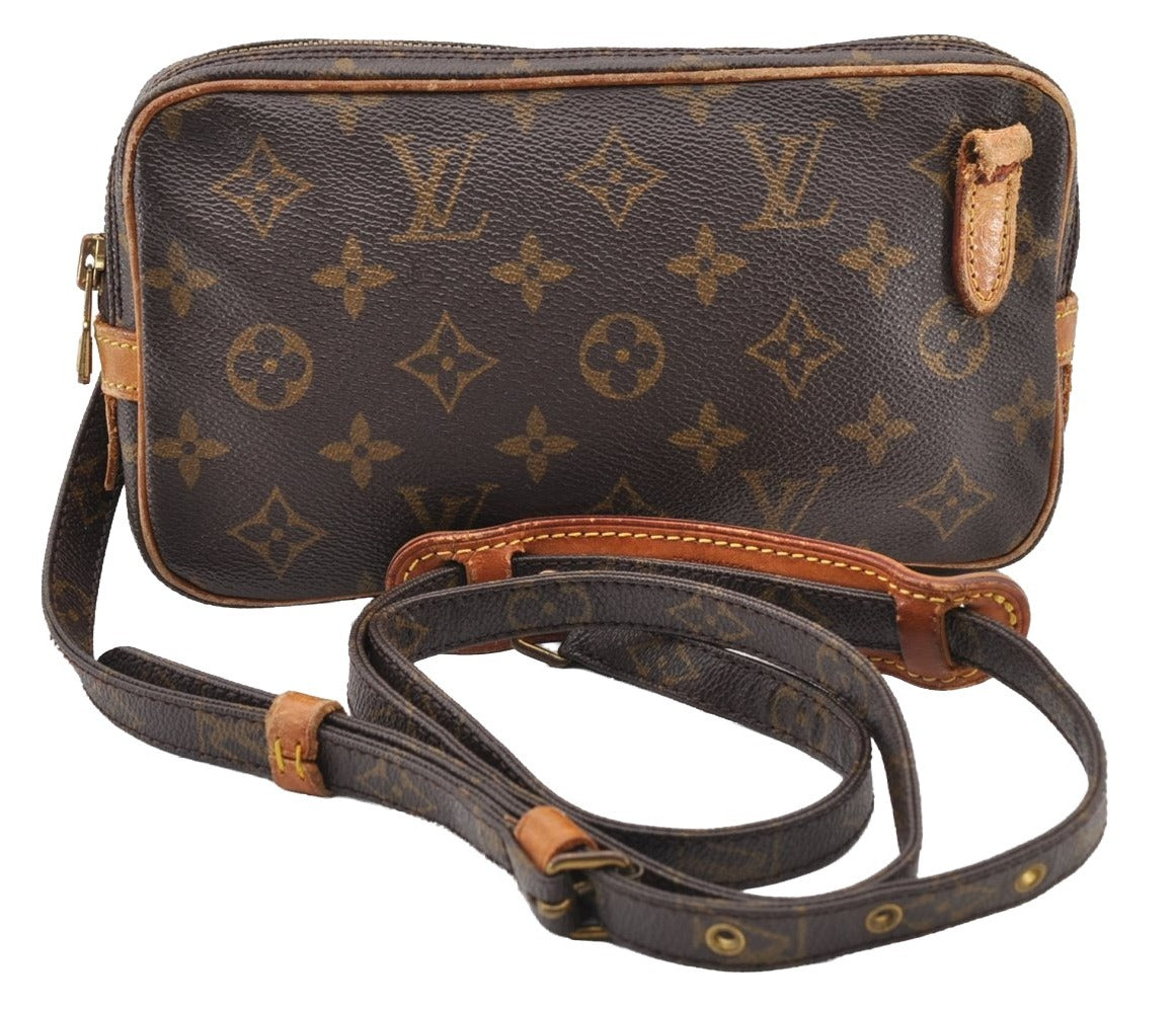 Auth Louis Vuitton Monogram Marly Bandouliere Shoulder Bag M51828 LV Junk 8260I