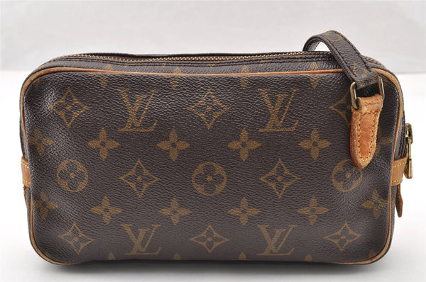 Auth Louis Vuitton Monogram Marly Bandouliere Shoulder Bag M51828 LV Junk 8260I