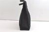 Authentic HERMES Vintage Fourre Tout MM Hand Tote Bag Canvas Black 8261J