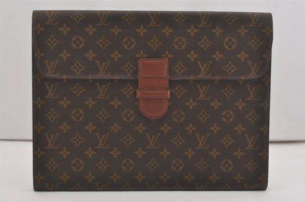 Authentic Louis Vuitton Monogram Poche Ministre Document Case Old Model LV 8262I