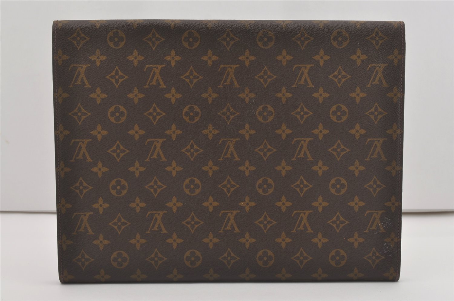 Authentic Louis Vuitton Monogram Poche Ministre Document Case Old Model LV 8262I